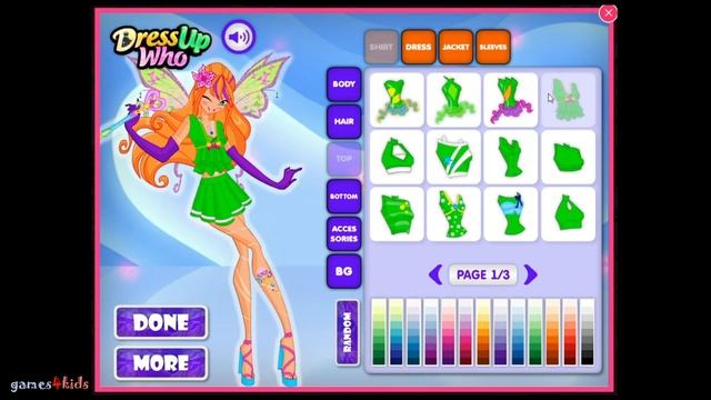 Winx Club Maker video game for girls. Seasons and Episodes Baby Winx FULL gameplay смотреть онлайн