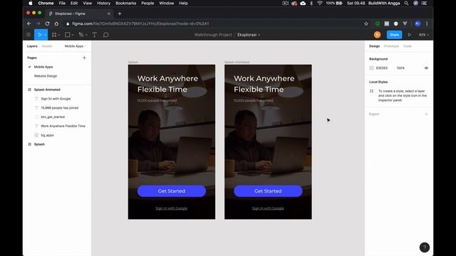 Tutorial Figma 9 — Belajar UI Prototype Part 1 смотреть онлайн