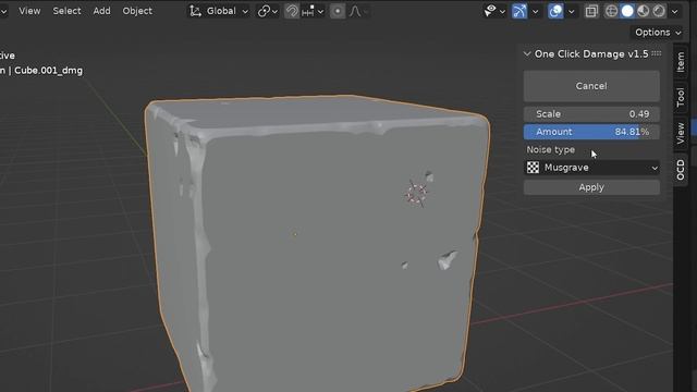 One Click Damage Add-on for Blender: Review and Tutorial смотреть онлайн