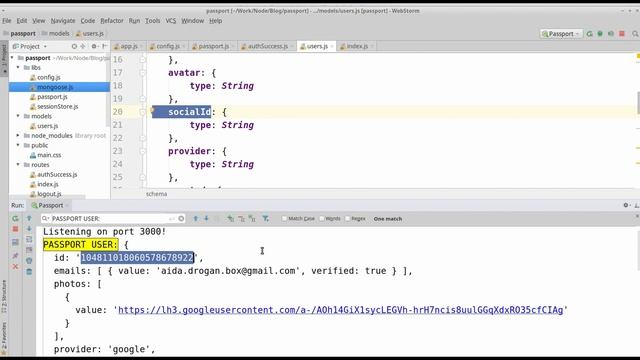 2/2 Passport + Express - аутентификация пользователя через соцсети (авторизация Node.js) смотреть онлайн