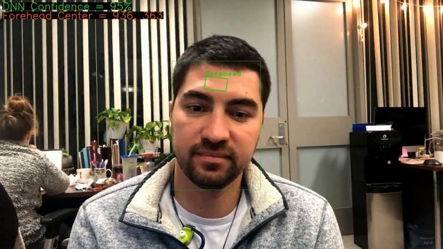 Forehead Tracking in Real Time with Python смотреть онлайн