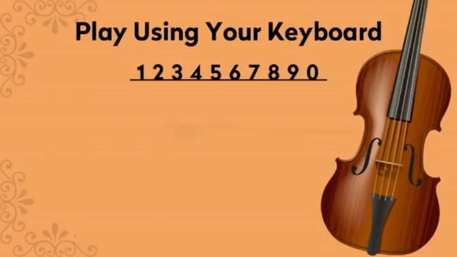 YouTube VIOLIN - Play VIOLIN With Computer Keyboard