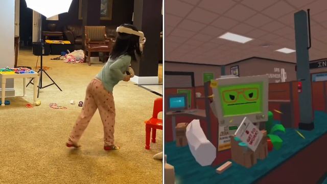Job Simulator VR Game Office Worker Gameplay for the Oculus Quest 2 Kid Friendly Minesweepers смотреть онлайн