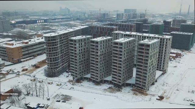 Аэросъёмка ЖК «Зиларт» 31 января 2018 смотреть онлайн