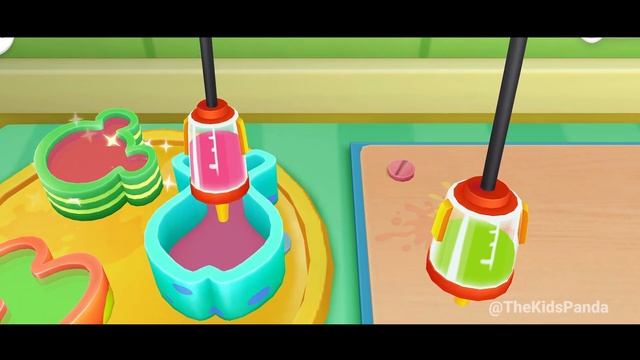 Baby Panda Ice Cream Factory | Learn How To Make Ice Cream | Ice Cream Factory Game For Kids
