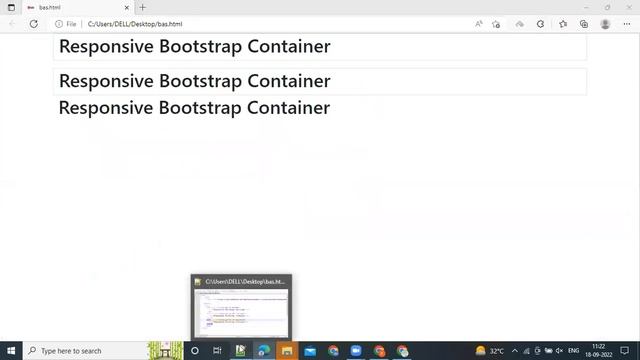 Responsive Bootstrap 5 Containers | Responsive containers in Bootstrap смотреть онлайн