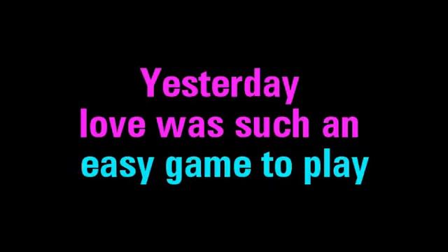 Yesterday Karaoke The Beatles - You Sing the Hits смотреть онлайн