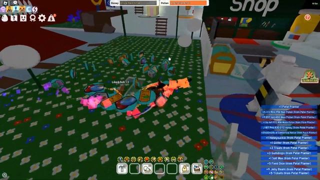 3 Lucky End-Game Planters (got 120 blue extracts) bee swarm simulator смотреть онлайн