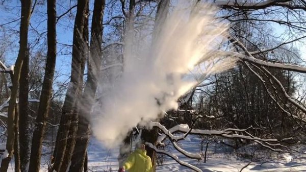 Кипяток на морозе