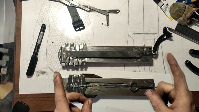 Тонкий пантограф на двухсекционный клинок. смотреть онлайн