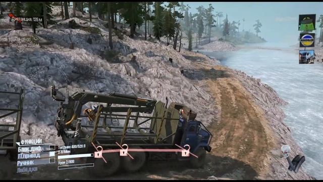 SPINTIRES MUDRUNNER ✪ Прохождение карты «"Риф"» ✪ смотреть онлайн