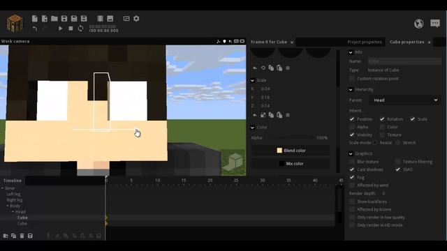 Mine-Imator 1.0.0-1.0.6 Rig Tutorial "How to make moving eyes" смотреть онлайн