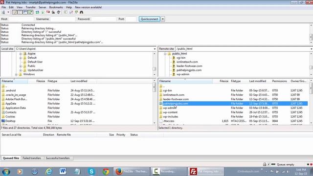 Lecture 7/23 Installing Wordpress Through FTP in Urdu/Hindi смотреть онлайн