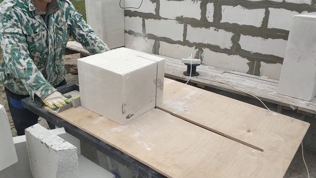Станок для резки газоблока своими руками! смотреть онлайн