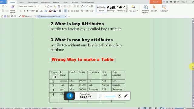 Second Normal form In Database Using SQL Server 2012 Urdu/Hindi смотреть онлайн