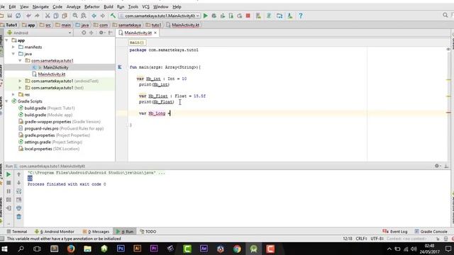 Tutorial N°2 : Variables and Data Types (Kotlin) смотреть онлайн
