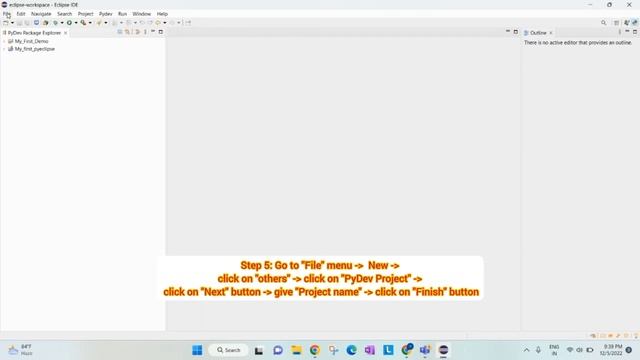 How to Run Python project in Eclipse IDE 2022-12 | PyDev Plugin | #eclipse2022 смотреть онлайн