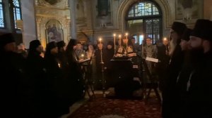 Покаянный канон преподобного Андрея Критского в понедельник первой седмицы Великого поста.