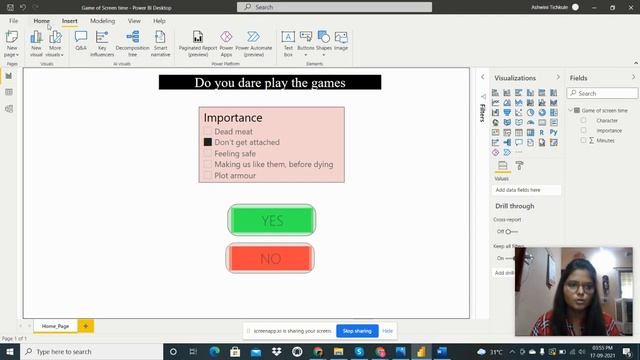 Drill-through and bookmarks Task in Power BI Tool/Power BI Task. смотреть онлайн