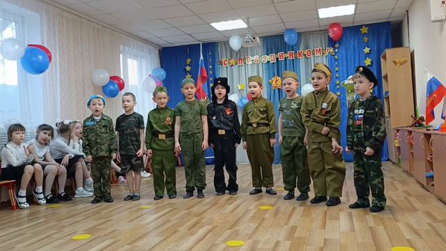 23 февраля День Защитника Отечества МБДОУ 13. Чита смотреть онлайн