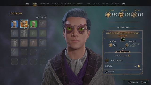 How to Get Purple Dragon-Eyed Spectacles HOGWARTS LEGACY How to Get Legendary Items Locations смотреть онлайн