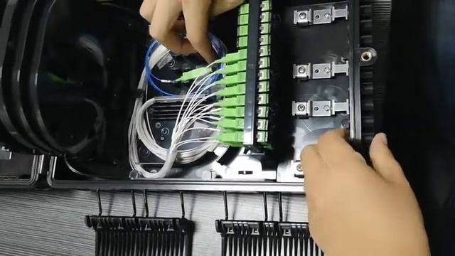 Ftth Distribution 24 Ports Nap Fiber Optic Termination Box With Mini Plc Splitter смотреть онлайн