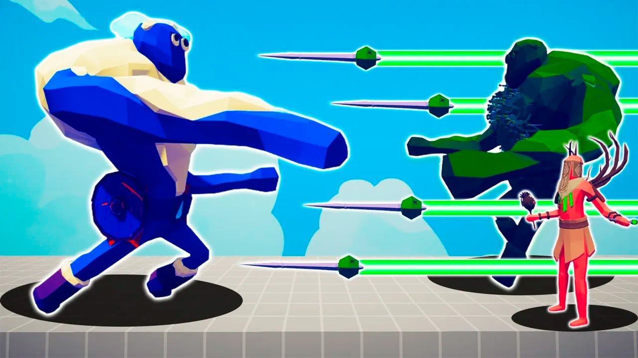 WITCH DOCTOR GOD vs ALL GIANT | TABS - Totally Accurate Battle Simulator смотреть онлайн