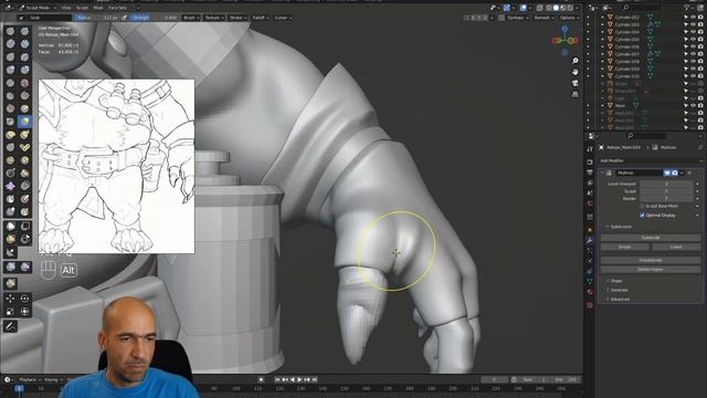13. Even more details - Create a commercial game 3D character смотреть онлайн