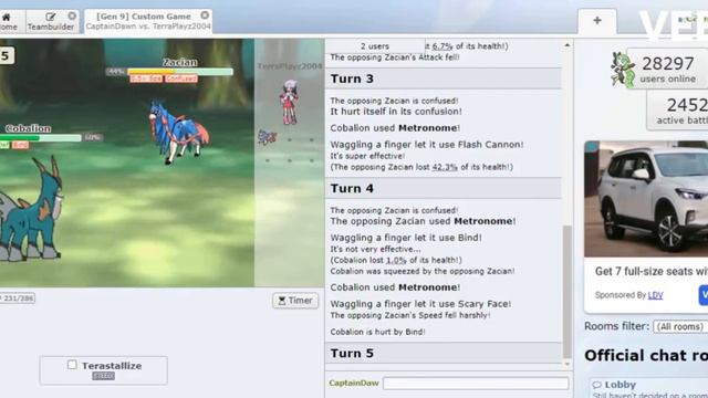 Legendary Pokemon Metronome Tournament - Top 64 - Zacian Vs Cobalion смотреть онлайн