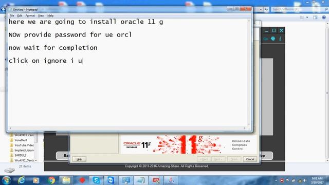 Installation of Oracle 11g step by step process смотреть онлайн