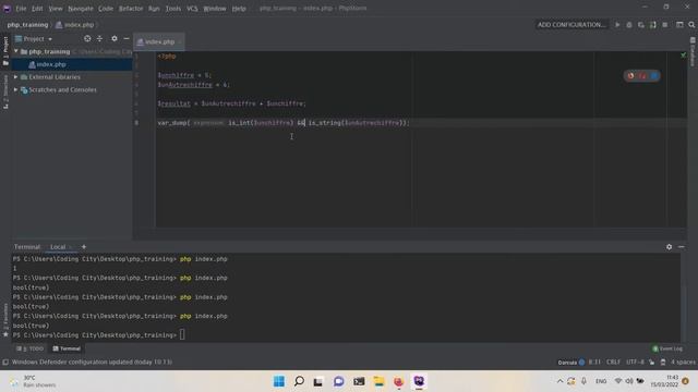 05 Apprendre PHP MySQL par la pratique - Comprendre Les Opérateurs PHP смотреть онлайн