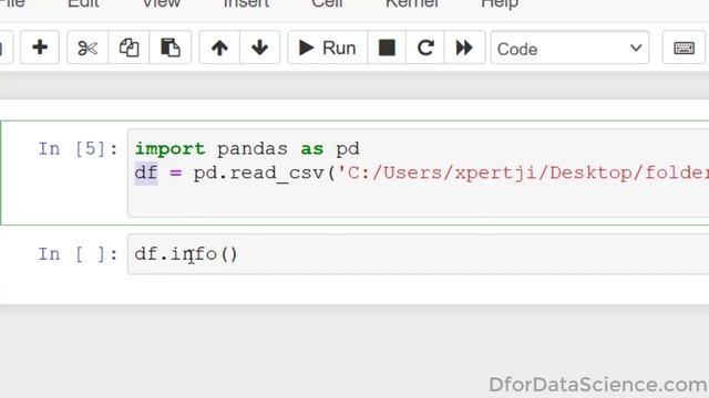 pandas.df.info() function | how to get data frame information | pandas tutorial in Hindi смотреть онлайн