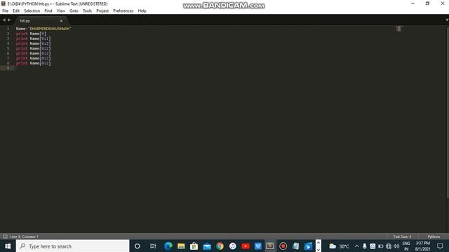 How to create a name print for python programm{apna name print krna seeke python programming se} смотреть онлайн