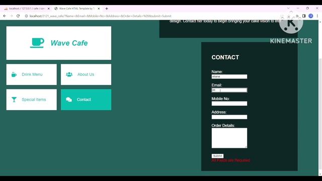 online food ordering simple website using html, css and php смотреть онлайн