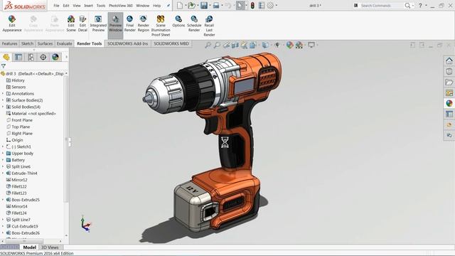 Solidworks tutorial PhotoView 360 смотреть онлайн