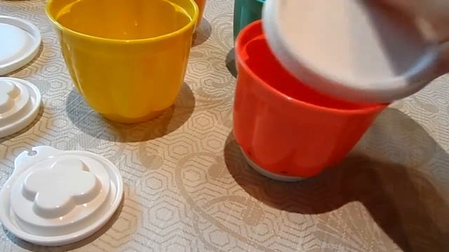 Желейные формочки Tupperware.