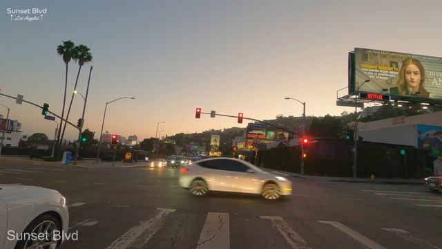 10 MIN Sunset Blvd Drive Los Angeles, California | June 2022??? смотреть онлайн