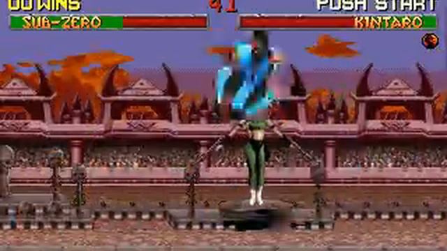 Mortal Kombat 2 PC gameplay: Fighting Kintaro (Boss 1) смотреть онлайн