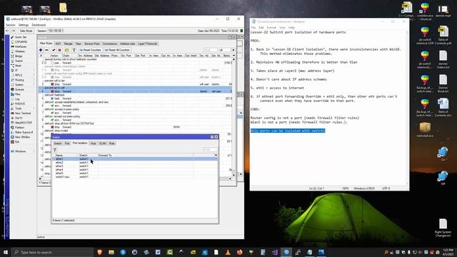 24-Switch port isolation (MAC address level) смотреть онлайн