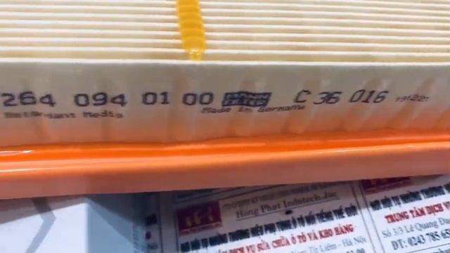 Lọc gió động cơ Mercedes Benz GLC200 EQ X C253 A2640940100 смотреть онлайн