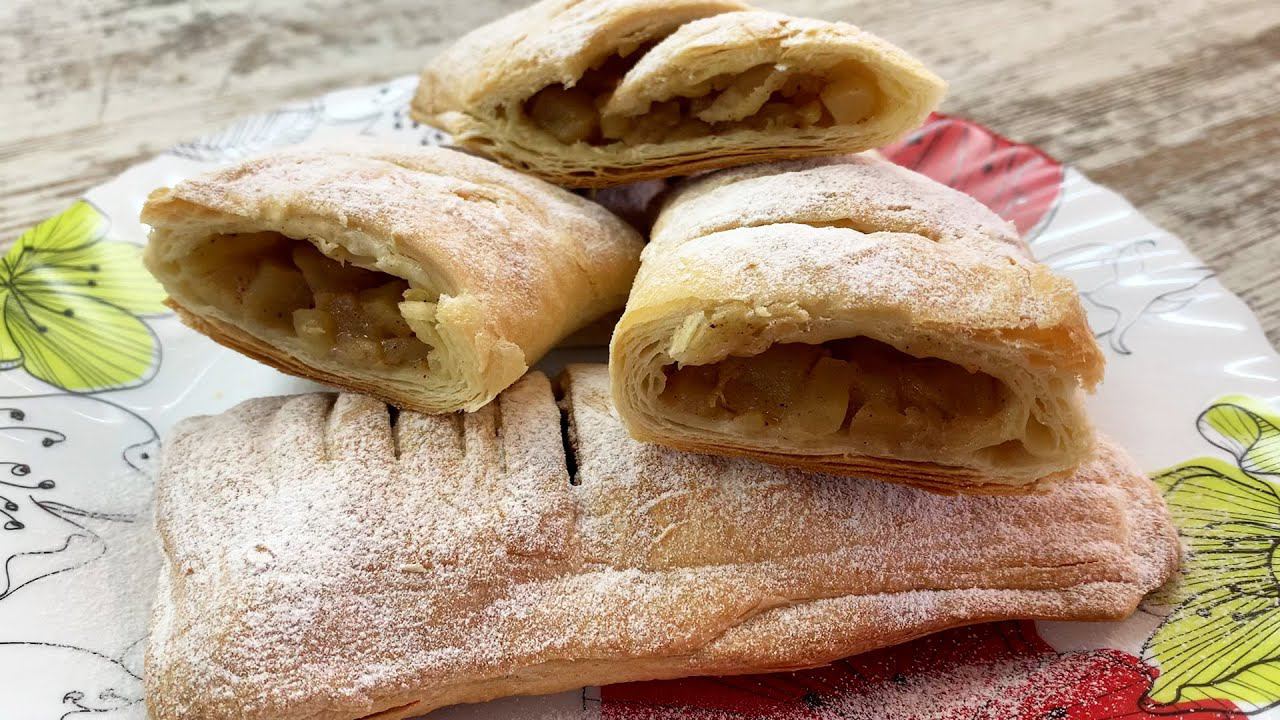 Французская выпечка. ШОССОНЫ с яблоком