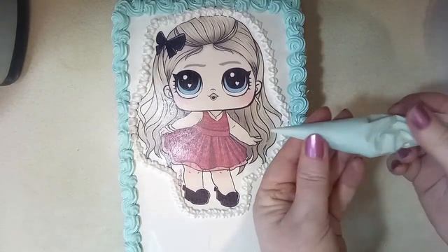 Торт LOL. Торт кремовый ДЛЯ ДЕВОЧКИ. смотреть онлайн