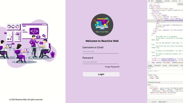 ReactJs login page | ReactJs responsive animated login page UI Design | ReactJs and GreenSock смотреть онлайн