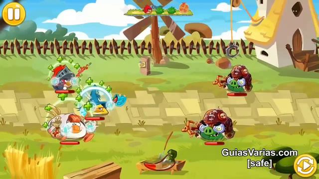 Angry Birds Epic Español Parte 02 Tutorial -Incorporamos a Matilda y Bomb смотреть онлайн