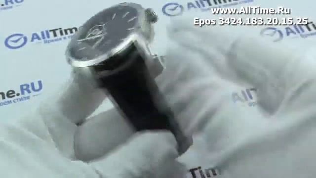 Обзор. Мужские наручные часы Epos 3424.183.20.15.25 смотреть онлайн