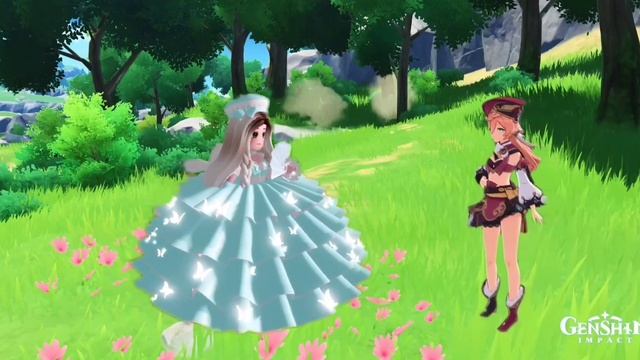 Приключение Барбары "из сказки в сказку". (Roblox game, Genshin impact, геншин) смотреть онлайн