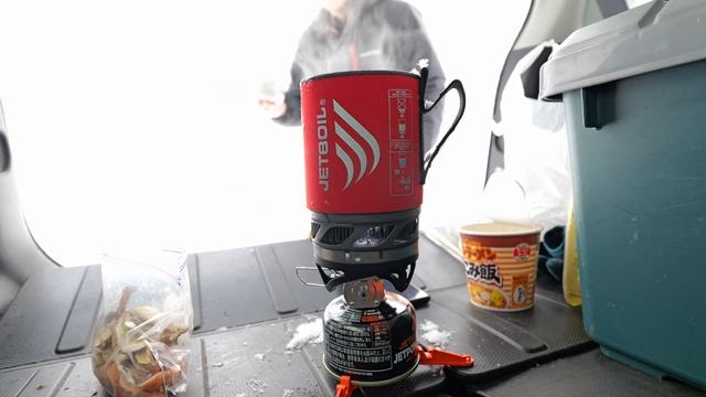 きのこぶっこみ飯でJETBOIL MicroMoを試す 20240204