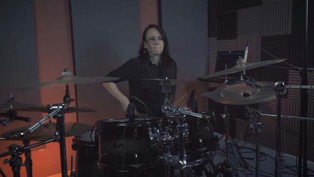 Slipknot - Unsainted with lyrics (drum cover by Tamara) смотреть онлайн
