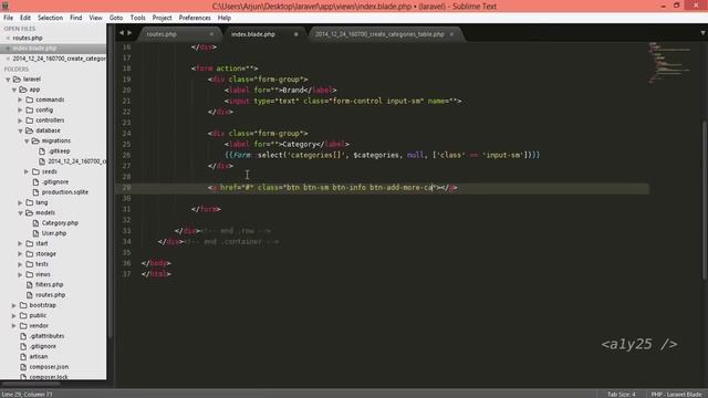 laravel jquery - add multiple categories select dropdown fields dynamically смотреть онлайн