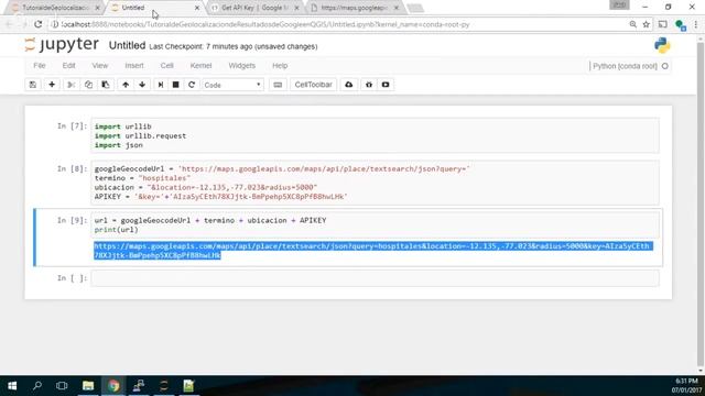 Tutorial de Geolocalización de Búsquedas de Google con Python y QGIS смотреть онлайн